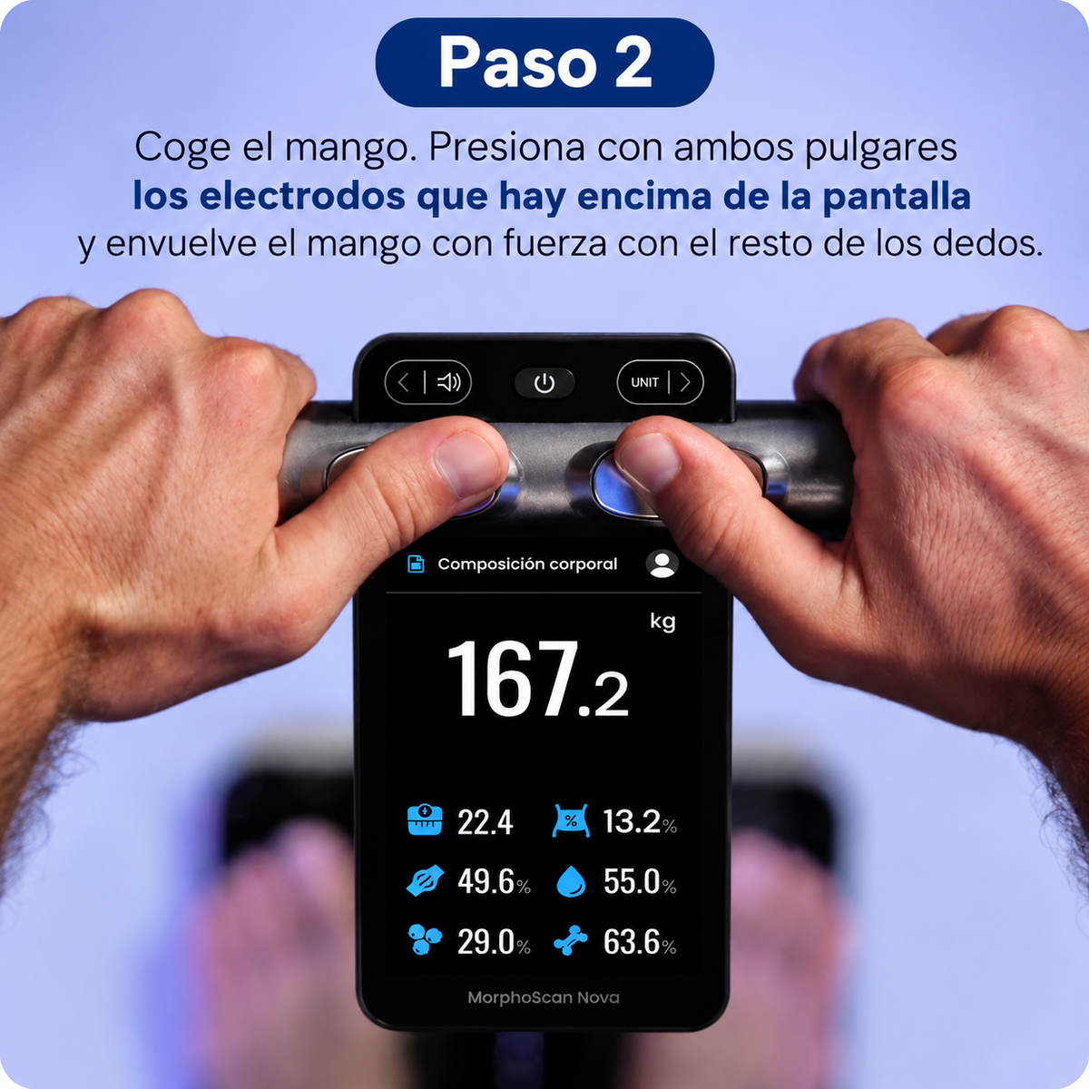 Báscula Inteligente Con 8 Electrodos
