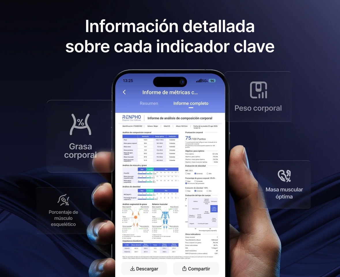 Báscula Inteligente Con 8 Electrodos