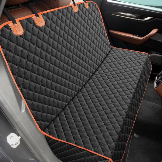 Funda Perros Coche, Funda De Asiento Para Perros Impermeable Y Resistente, Protector Coche Con Ventana De Malla Visible Y Cremallera, Universal Para SUV, Camión