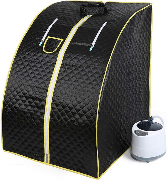 Turefans Sauna Hogar Portátil, 1000W (Negro)