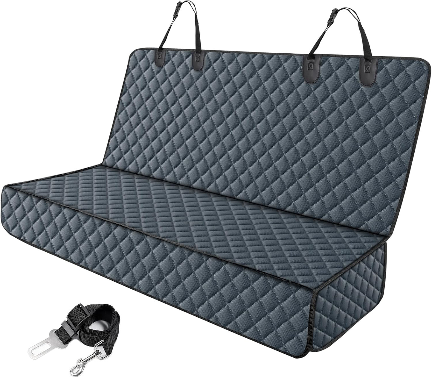 Funda Perros Coche, Funda De Asiento Para Perros Impermeable Y Resistente, Protector Coche Con Ventana De Malla Visible Y Cremallera, Universal Para SUV, Camión