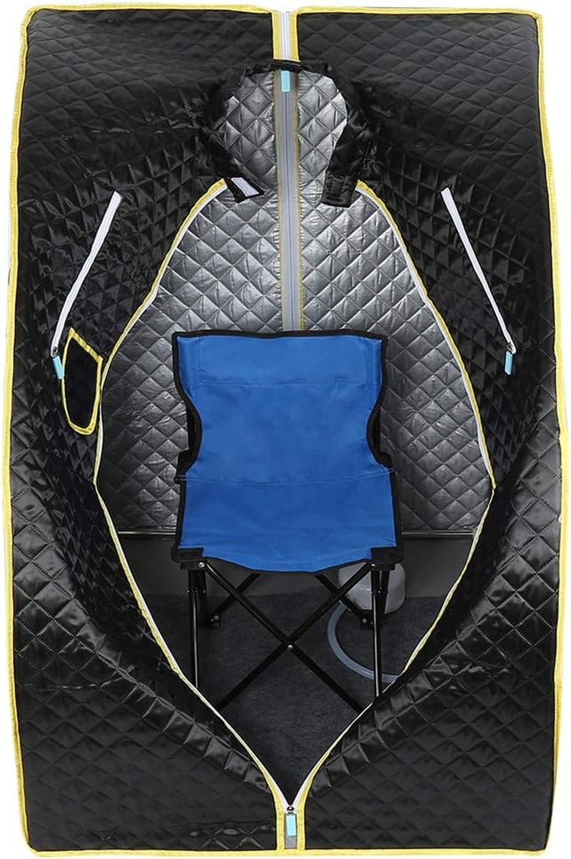 Turefans Sauna Hogar Portátil, 1000W (Negro)
