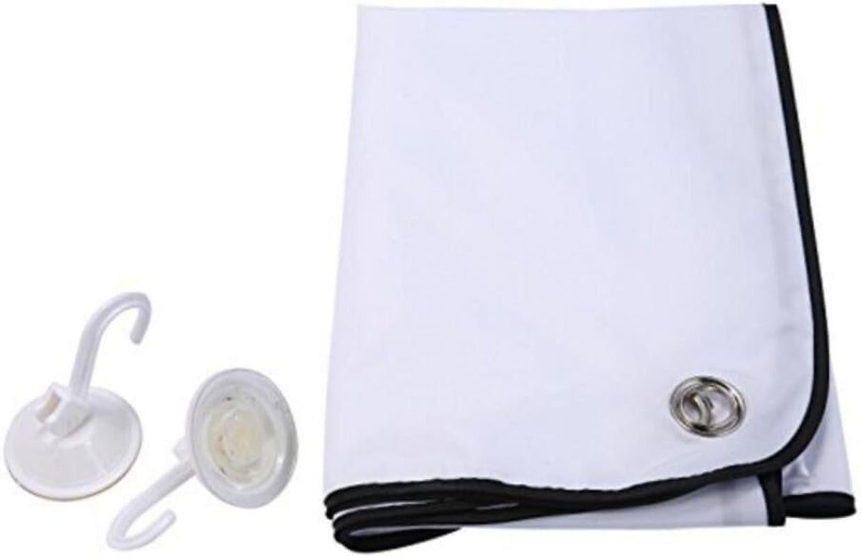 Delantal De Barba Impermeable De RUII, Para Adulto, Barbero, Tela, Blanco, 130X82Cm