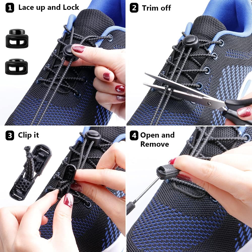 Cordones Sin Atar, Cordones Elásticos | Talla Única Para Adultos