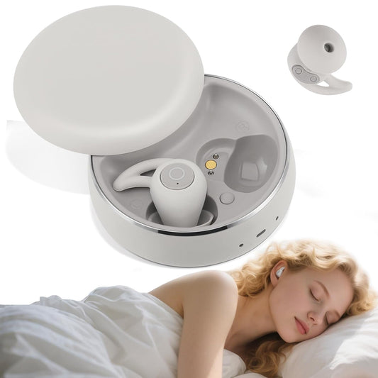 Auriculares Para Dormir, Auriculares Cascos Inalambricos Bluetooth Antirronquidos Para Quienes Dormir De Lado, Auriculares Cancelacion Ruido, Mini Audífonos Para Dormir Con 48 H De Batería