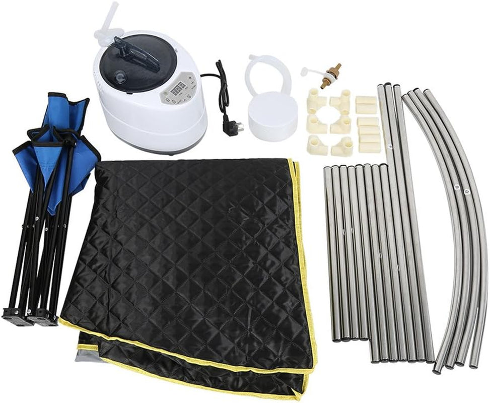 Turefans Sauna Hogar Portátil, 1000W (Negro)