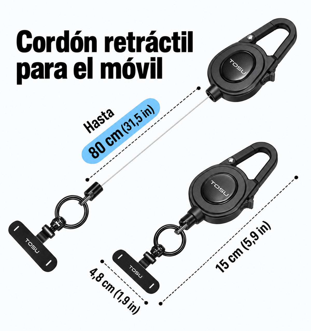 Cuerda Retráctil Antirrobo
