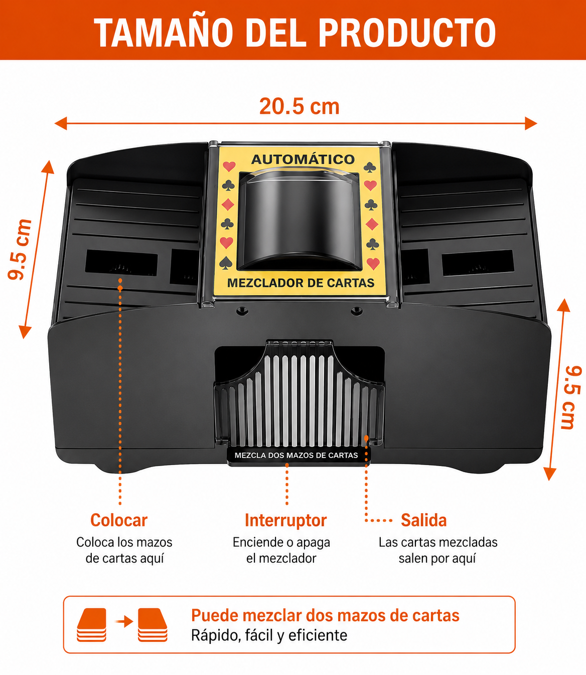 Barajador De Cartas Automático