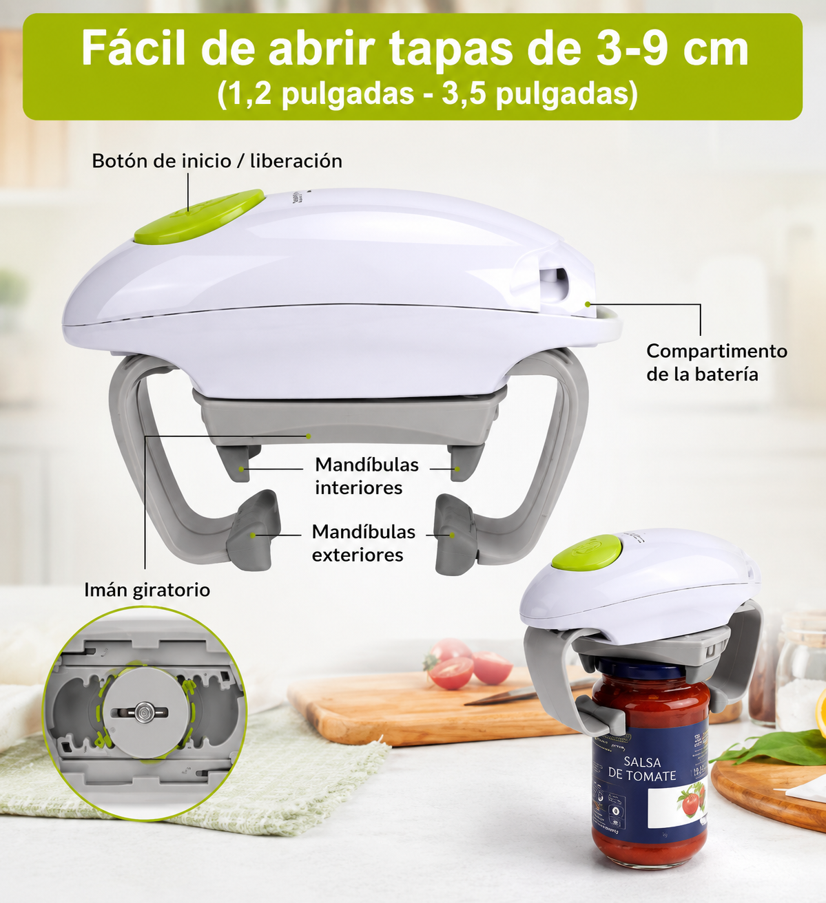 Abridor Eléctrico De Tarros