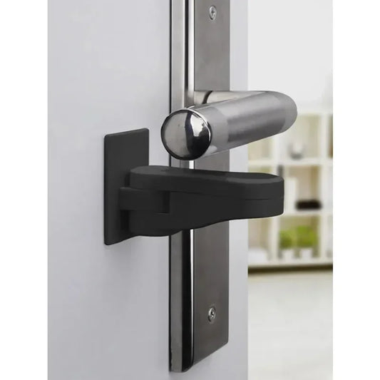 Baby Cabinet Lock for Container Anti-Closing Door Blocks Drawers Children Closet Closure Security Rails Stops Plush Handle Hole