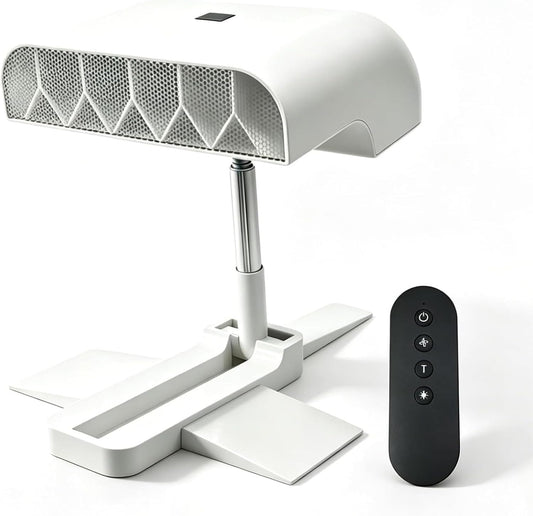 Ventilador De Cama, Circulador De Aire Para Debajo De La Sábana, Con 5 Velocidades Y Control Remoto, Altura Ajustable, Para Personas Que Pasan Calor Al Dormir Y Sufren De Sudoración Nocturna