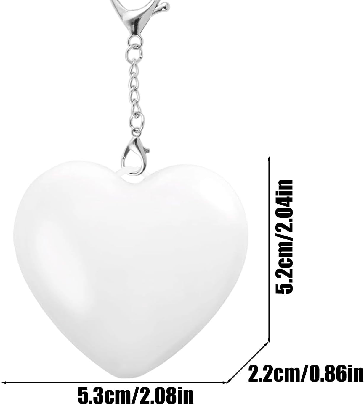 Luz De Bolso, Luces Nocturnas Para El Interior Del Bolso, Llavero Con Linterna, B Olso Recargable, Dijes De Luz De Corazón Brillante Para Bolsos Con Sensor De Movimiento Para Mujeres, Madres Amigas